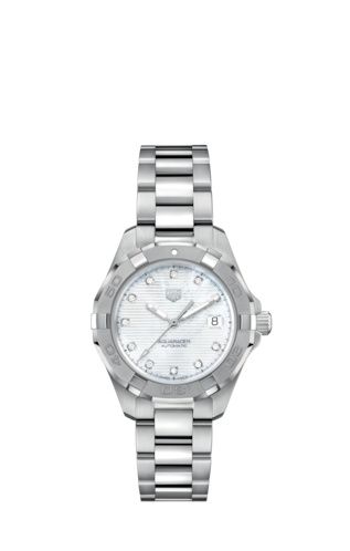 TAG Heuer Aquaracer 300M Calibre 9 Automatic 32 Stainless Steel / MOP - Diamond / Bracelet